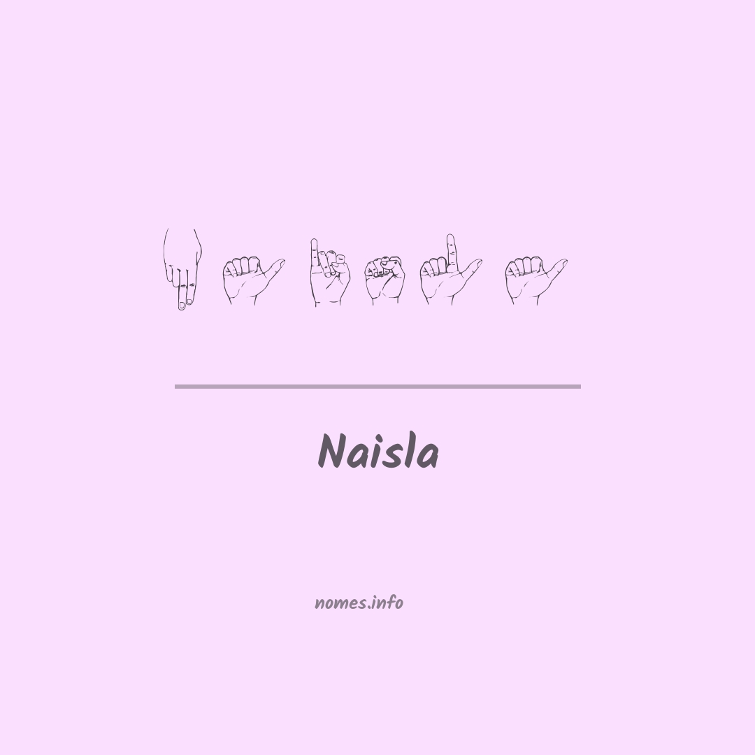 Naisla em Libras