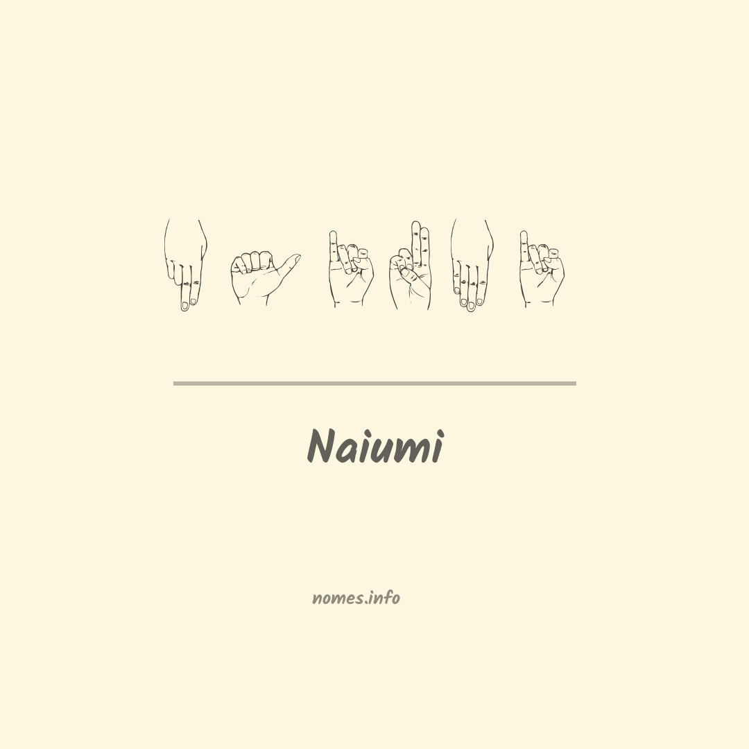 Naiumi em Libras Naiumi em Libras
