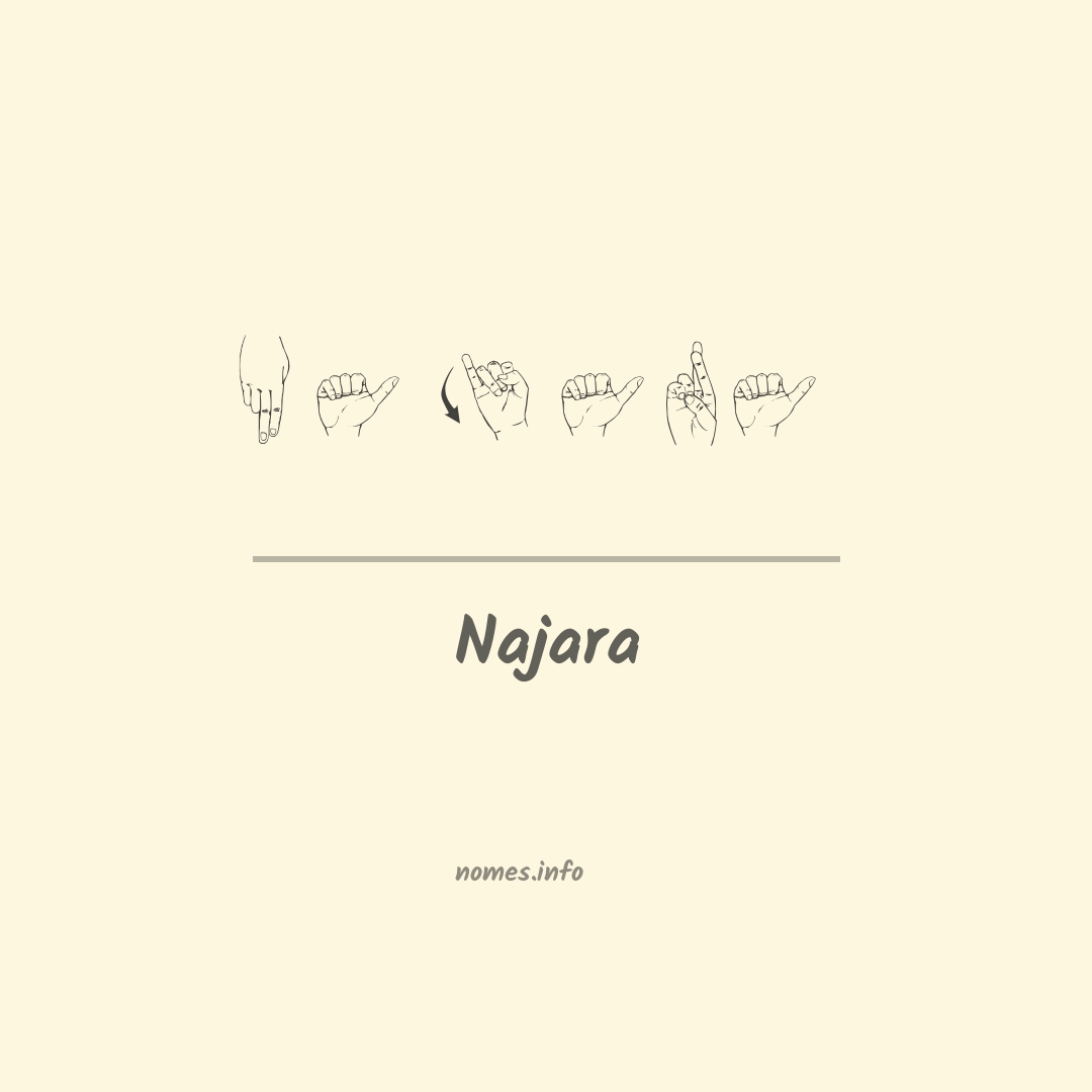 Najara em Libras