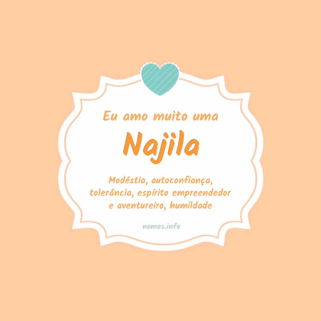 Eu amo muito Najila