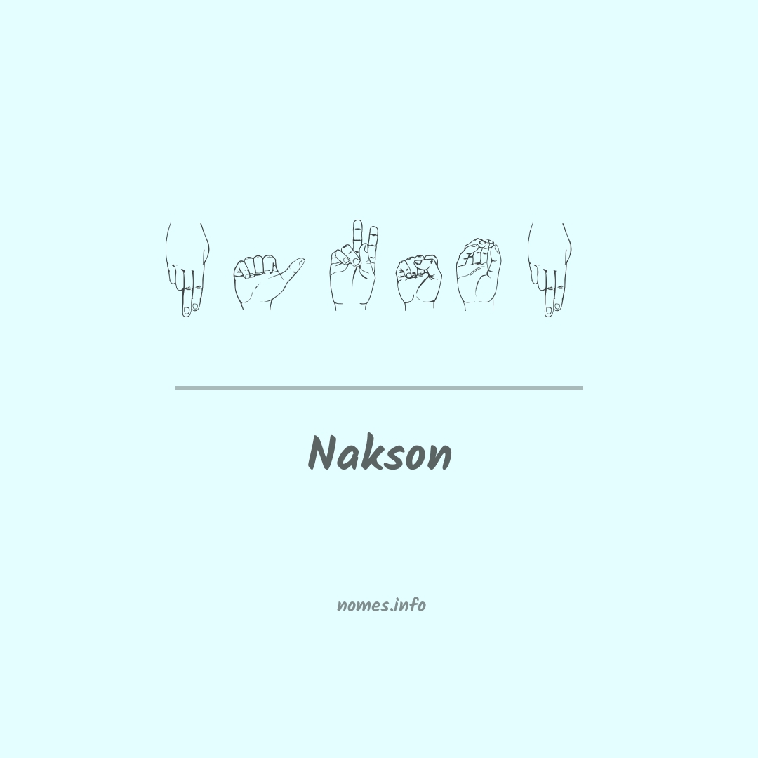 Nakson em Libras