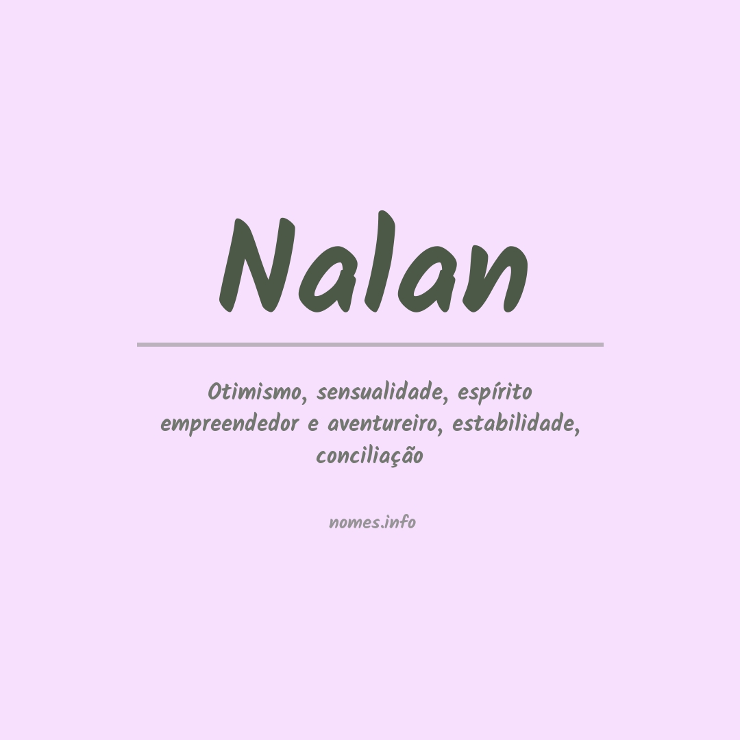 Significado do nome Nalan