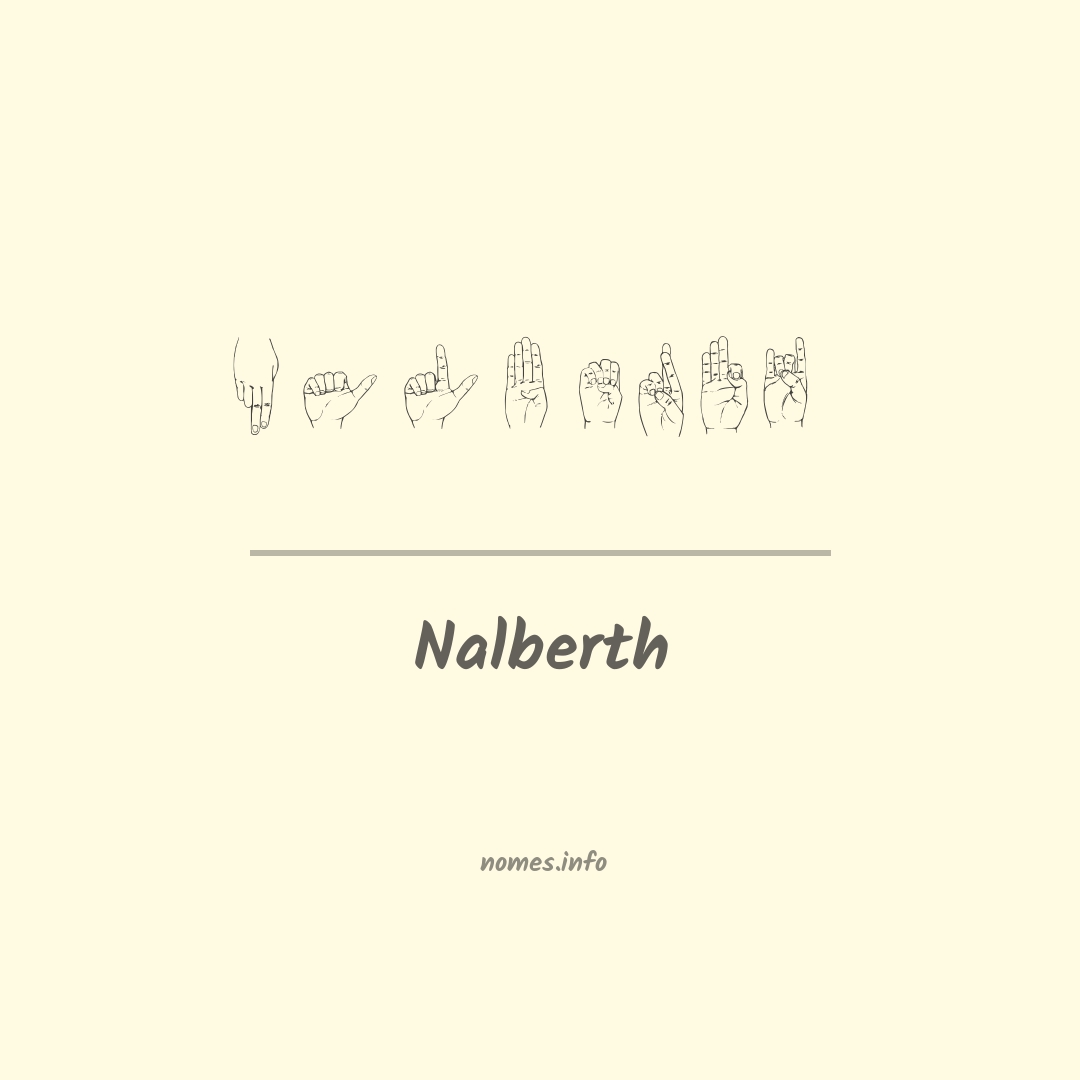 Nalberth em Libras