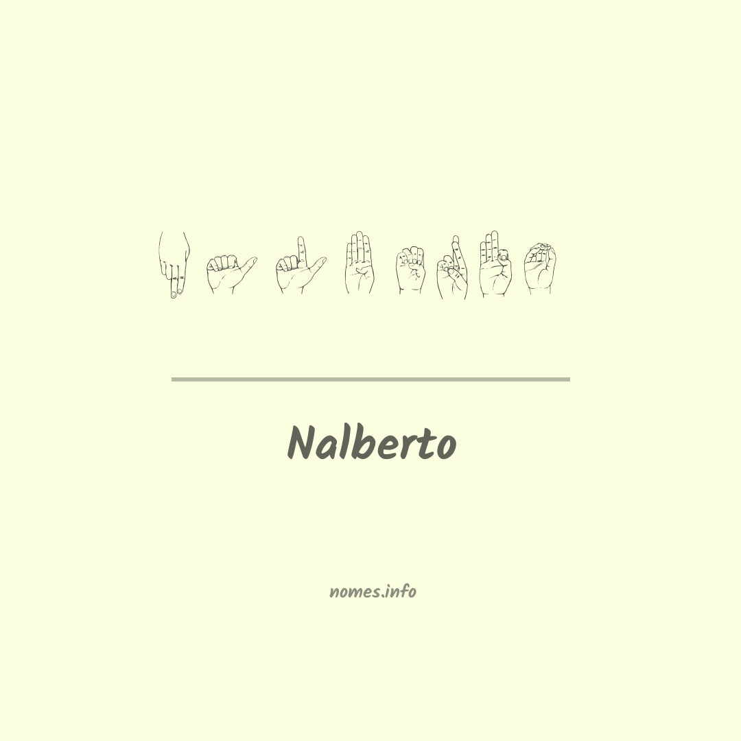 Nalberto em Libras