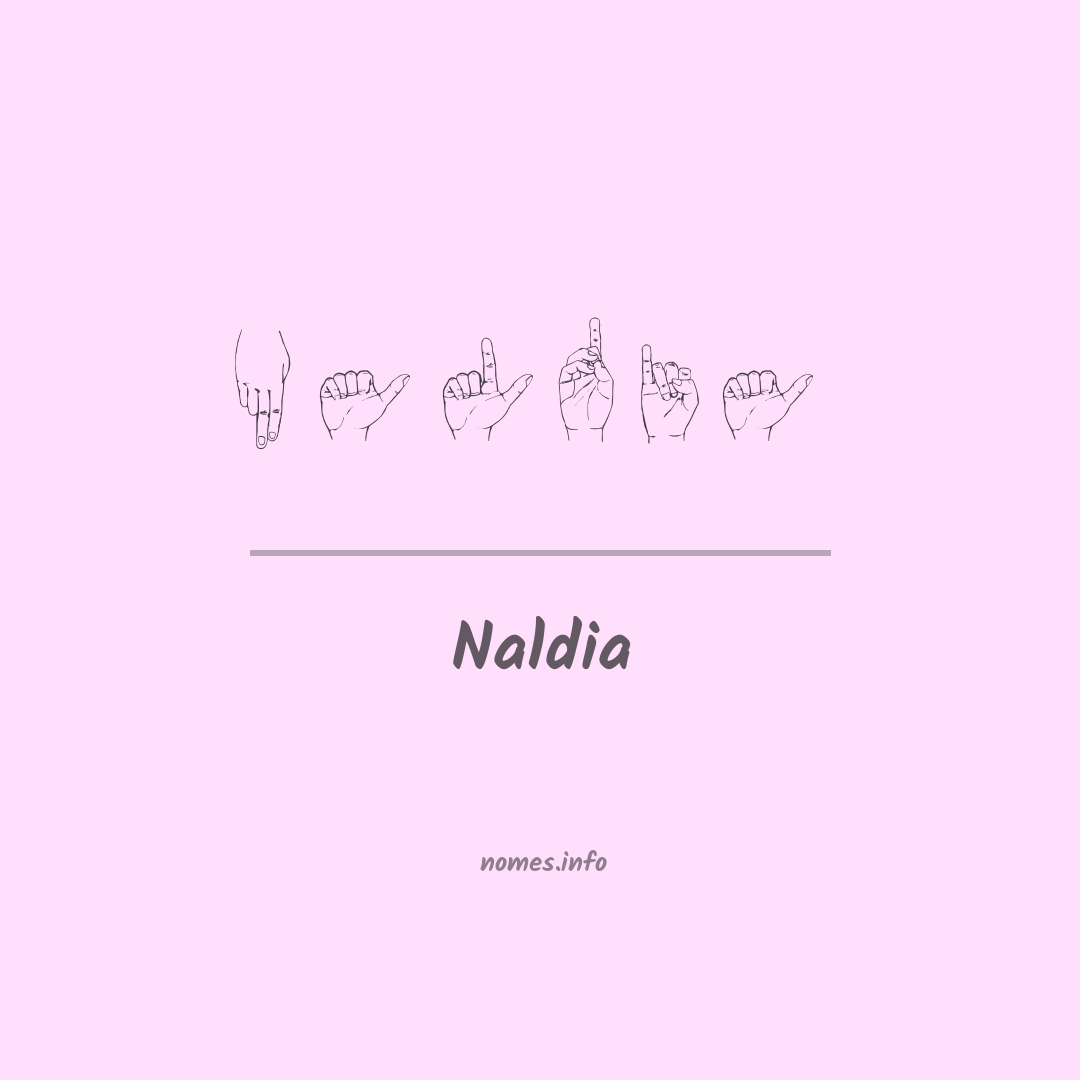 Naldia em Libras