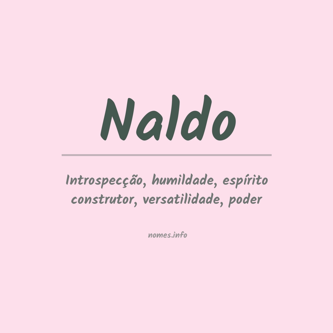 Significado do nome Naldo