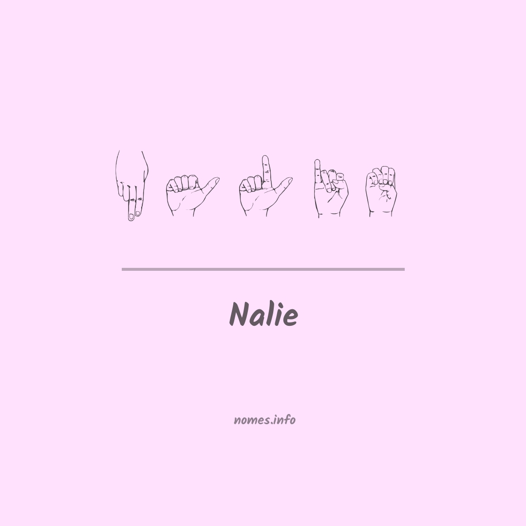Nalie em Libras