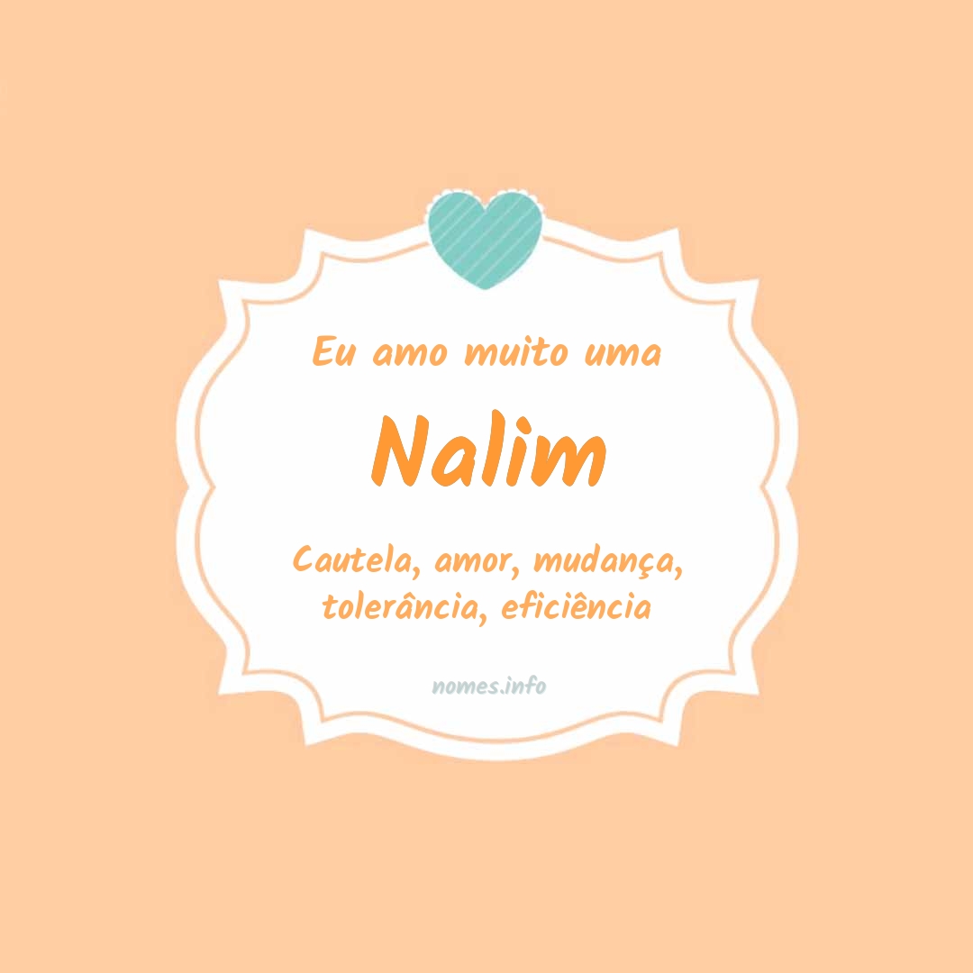 Eu amo muito Nalim