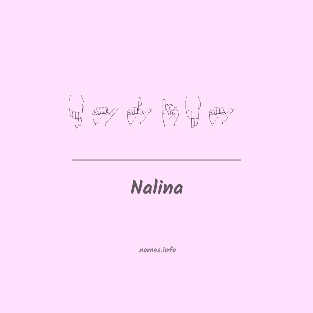 Nalina em Libras