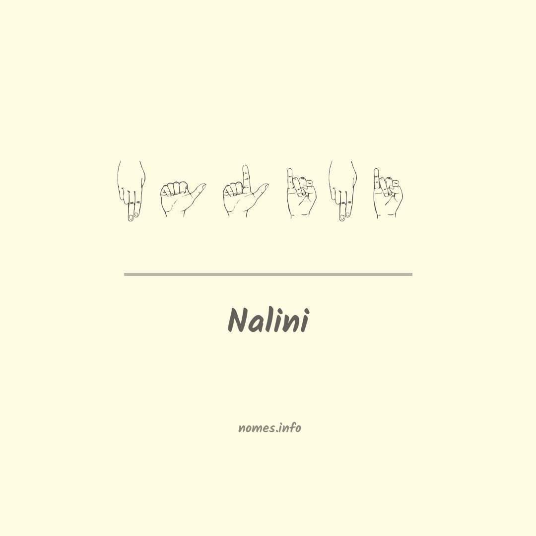 Nalini em Libras