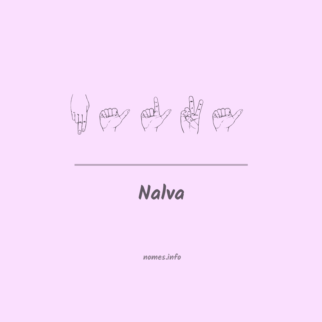 Nalva em Libras