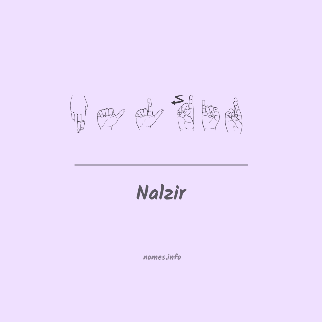 Nalzir em Libras