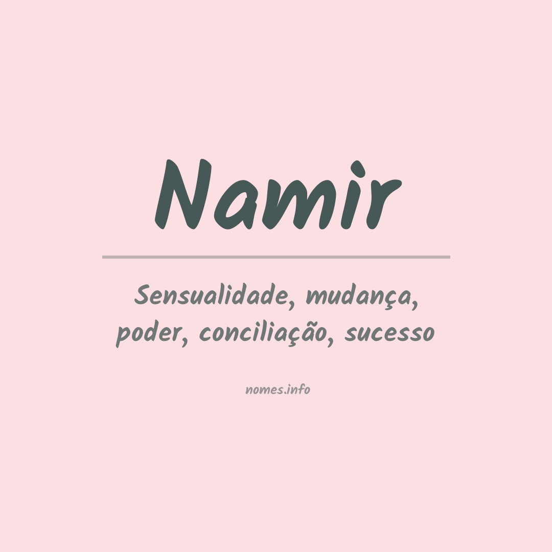 Significado do nome Namir