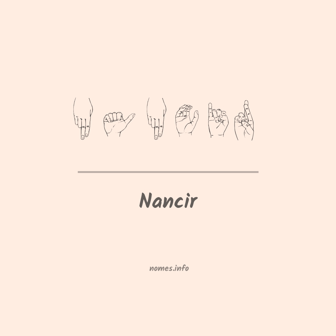 Nancir em Libras