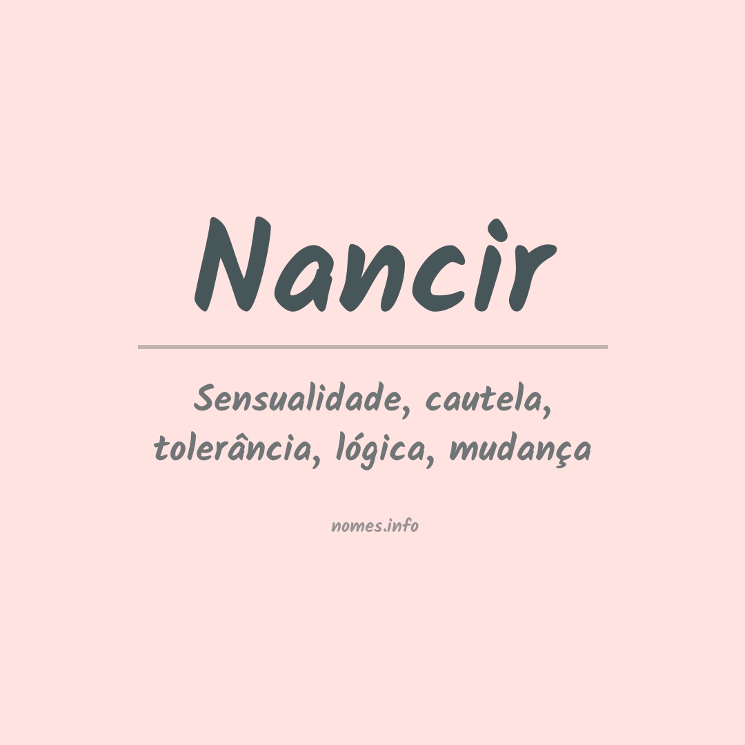 Significado do nome Nancir