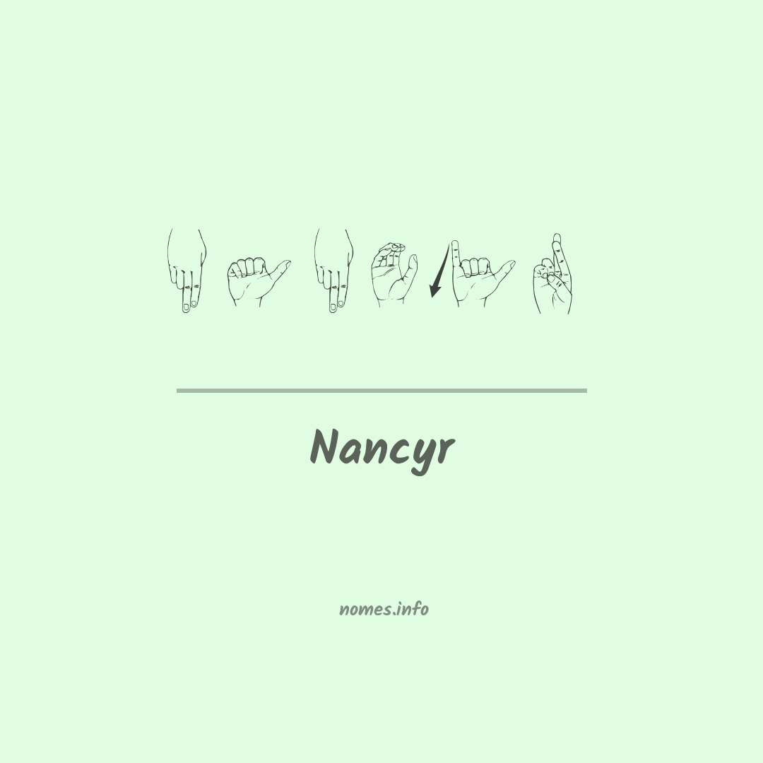 Nancyr em Libras Nancyr em Libras