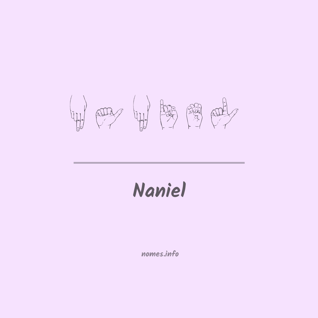 Naniel em Libras