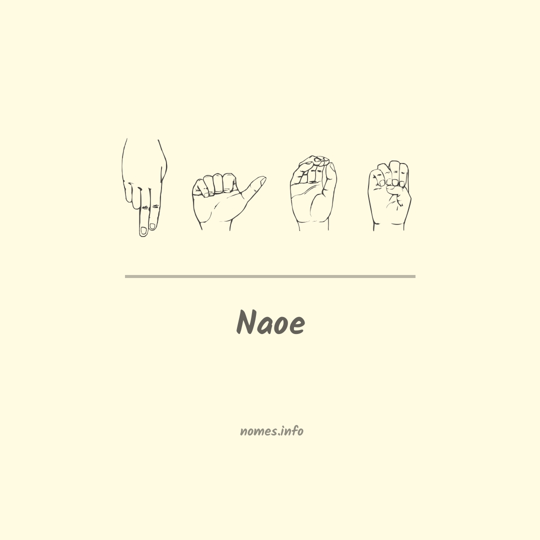 Naoe em Libras