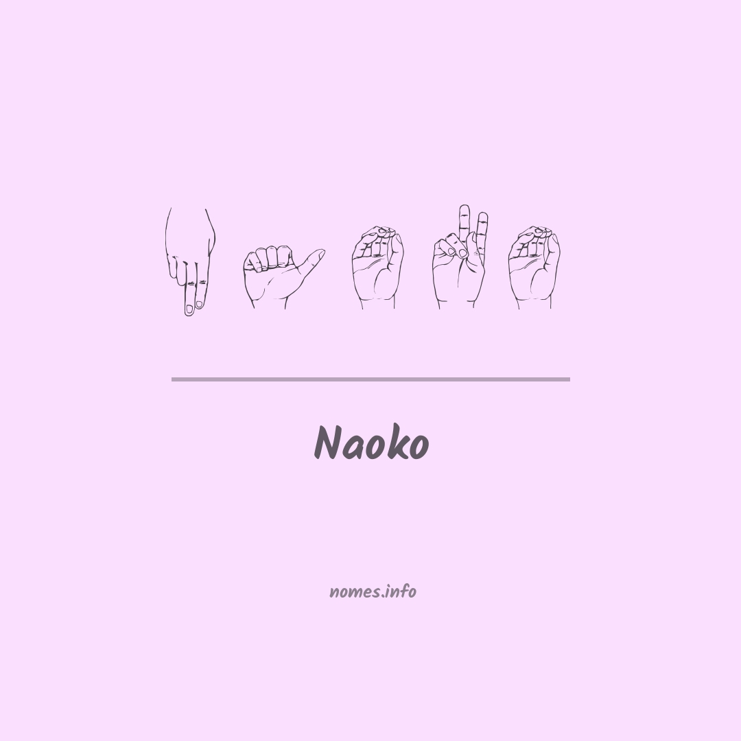 Naoko em Libras