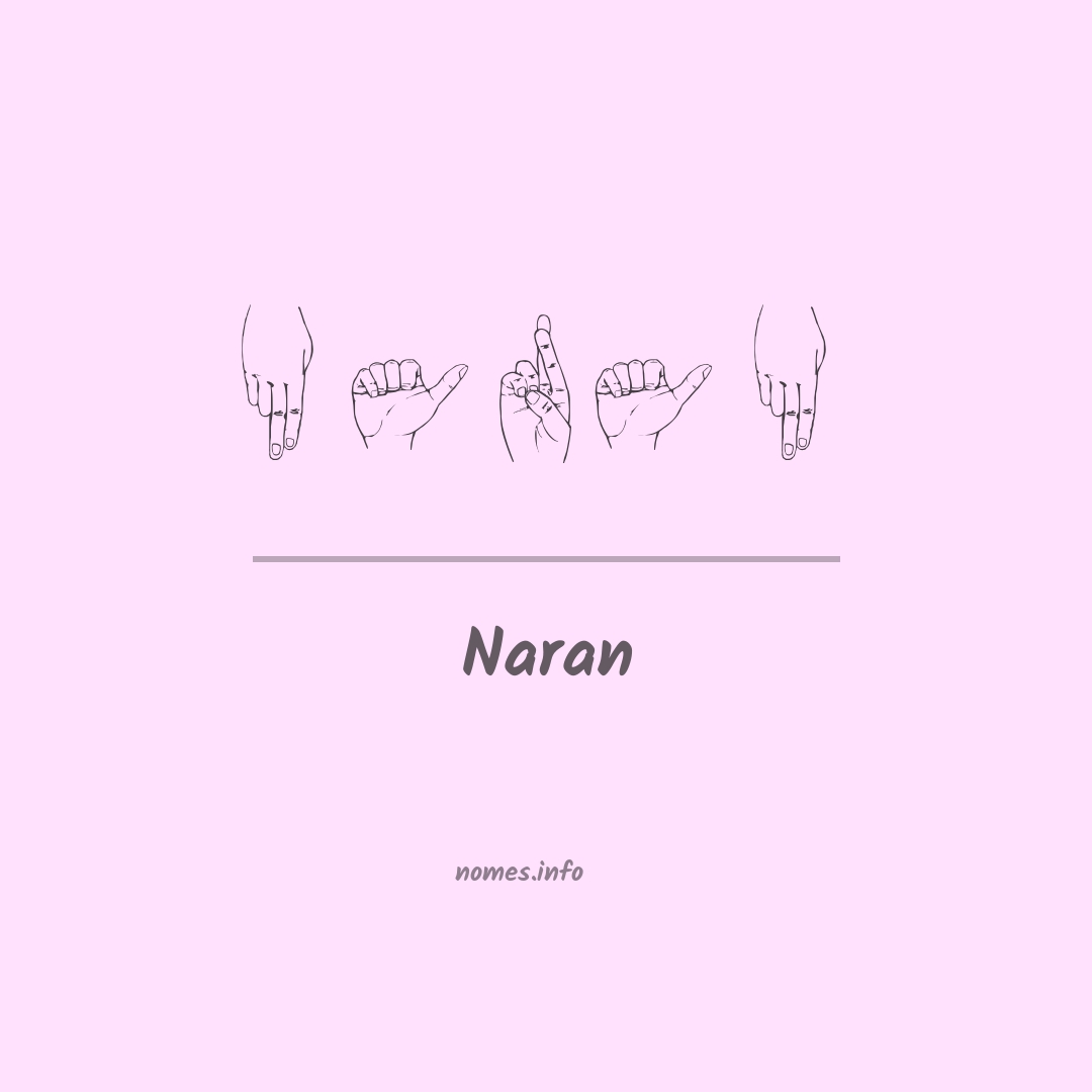 Naran em Libras