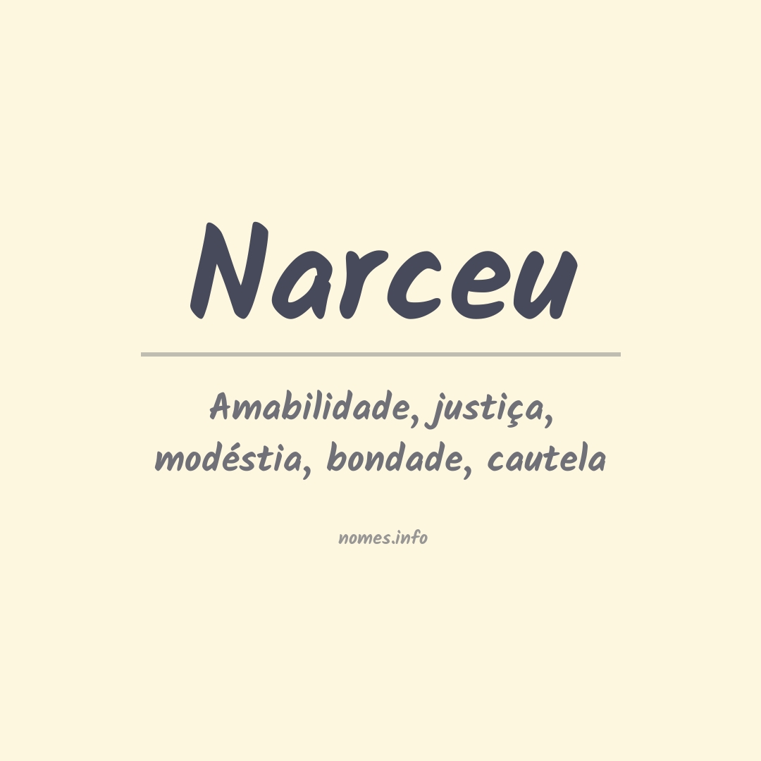 Significado do nome Narceu