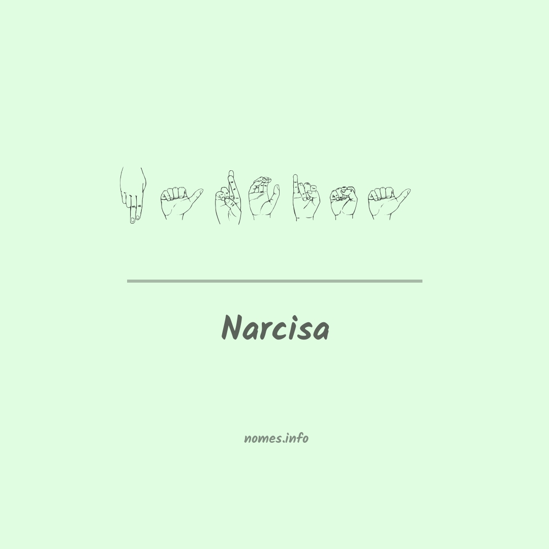 Narcisa em Libras