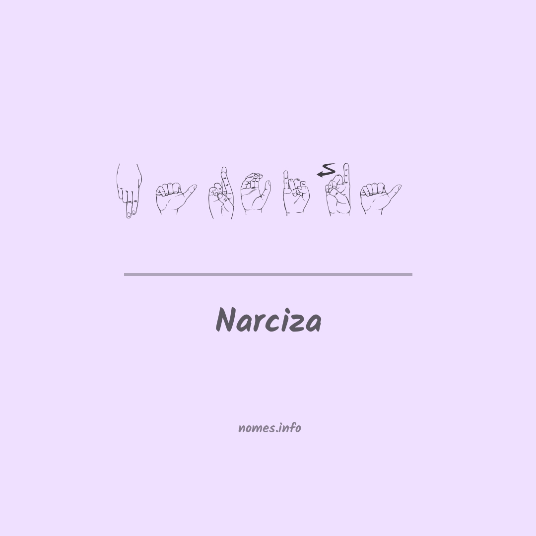 Narciza em Libras