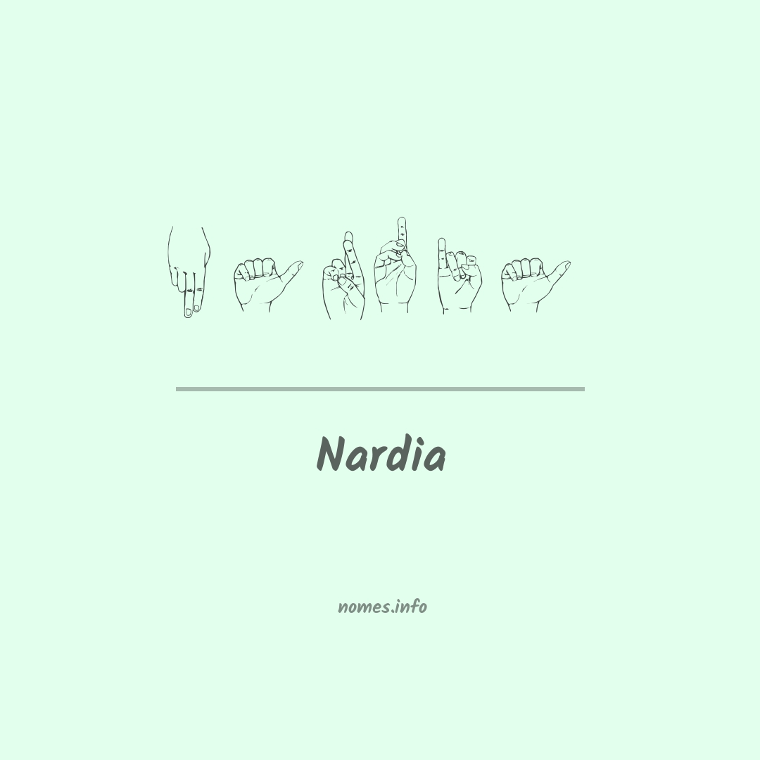 Nardia em Libras