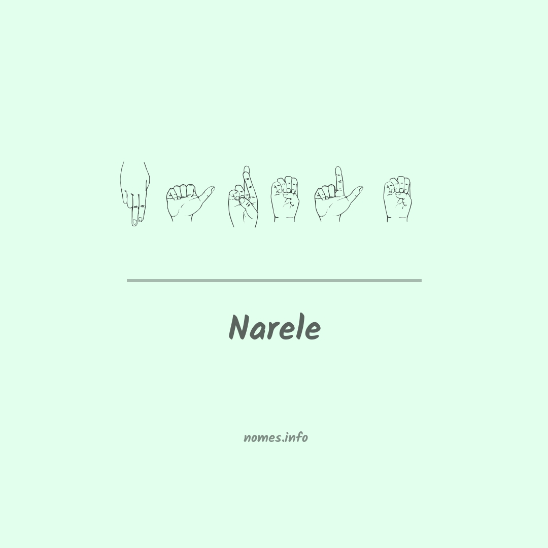 Narele em Libras
