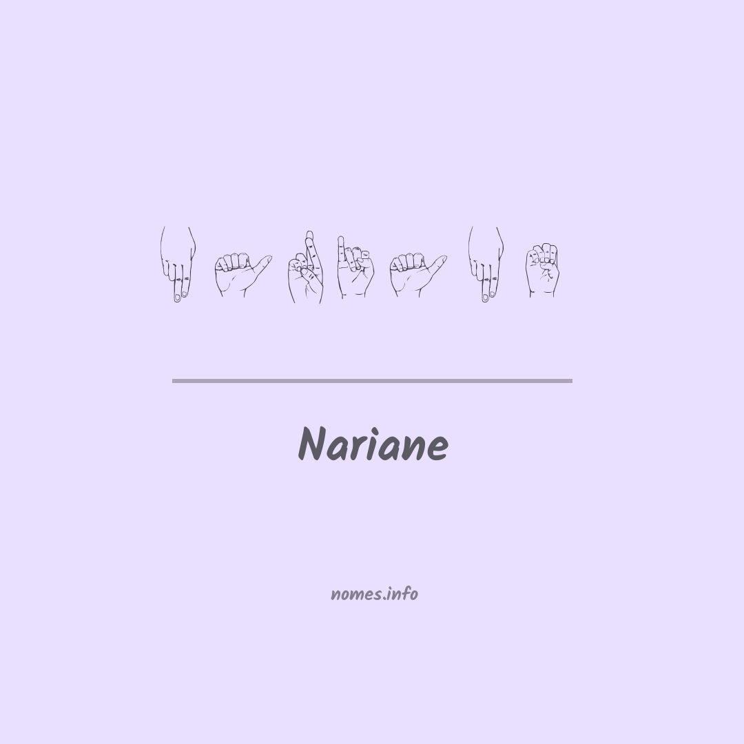 Nariane em Libras