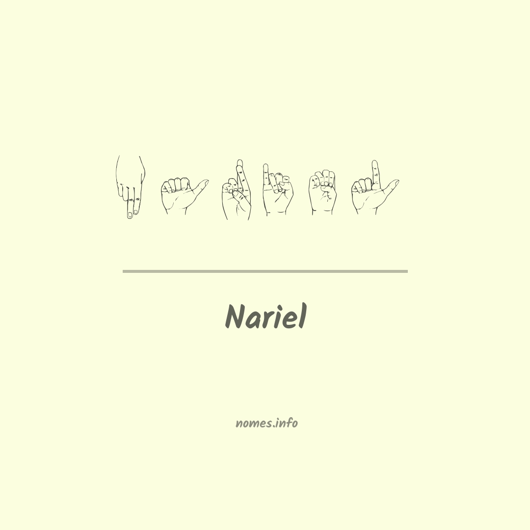 Nariel em Libras