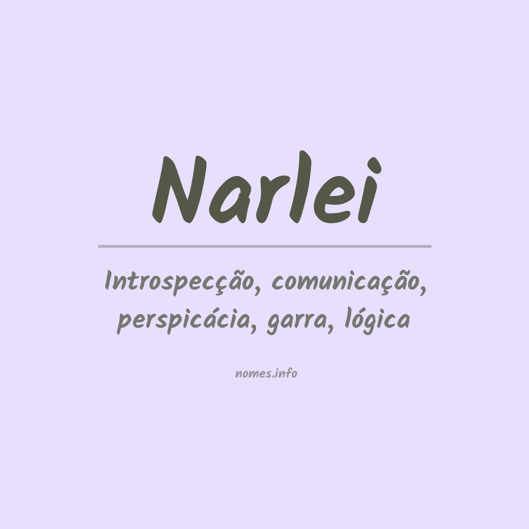 Significado do nome Narlei