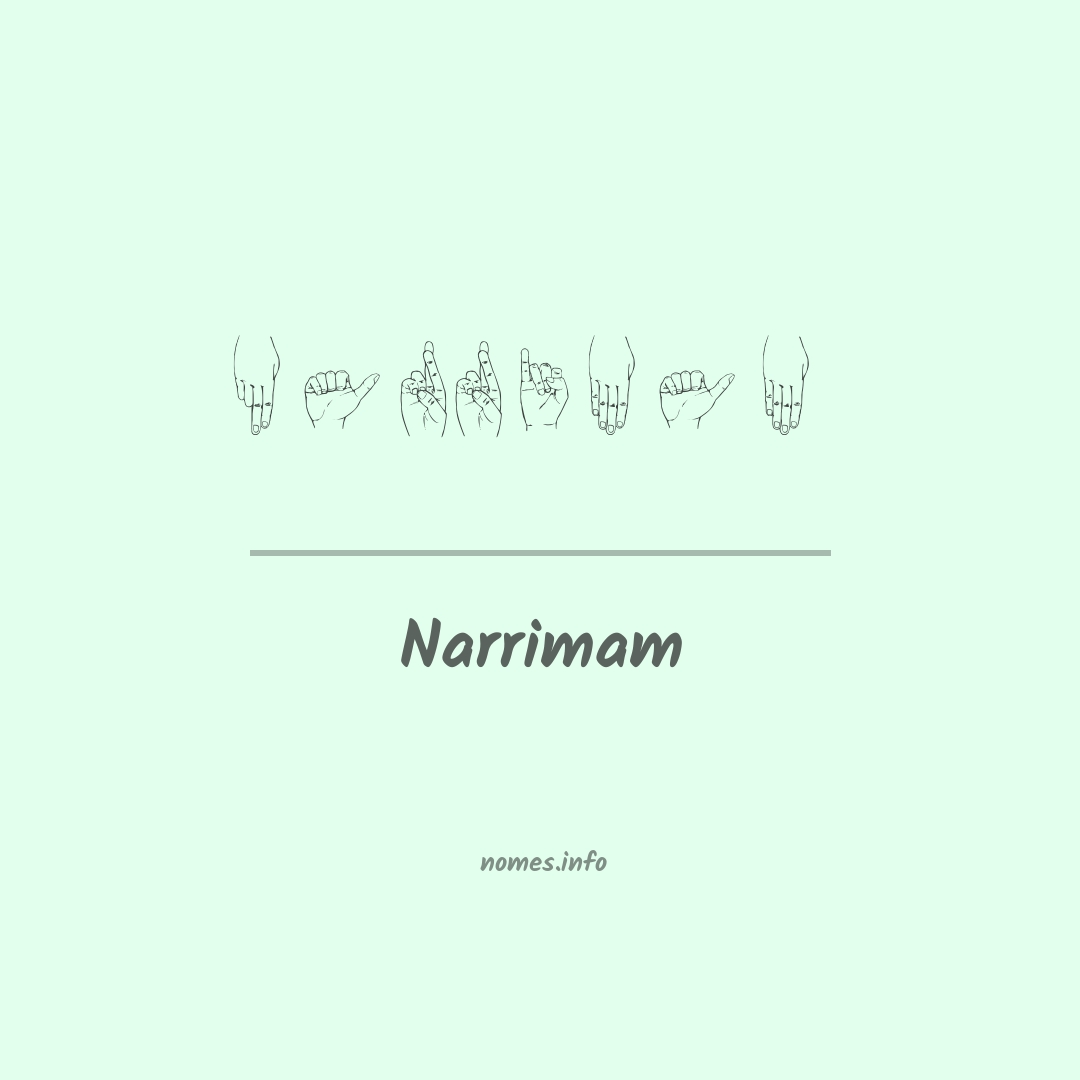 Narrimam em Libras