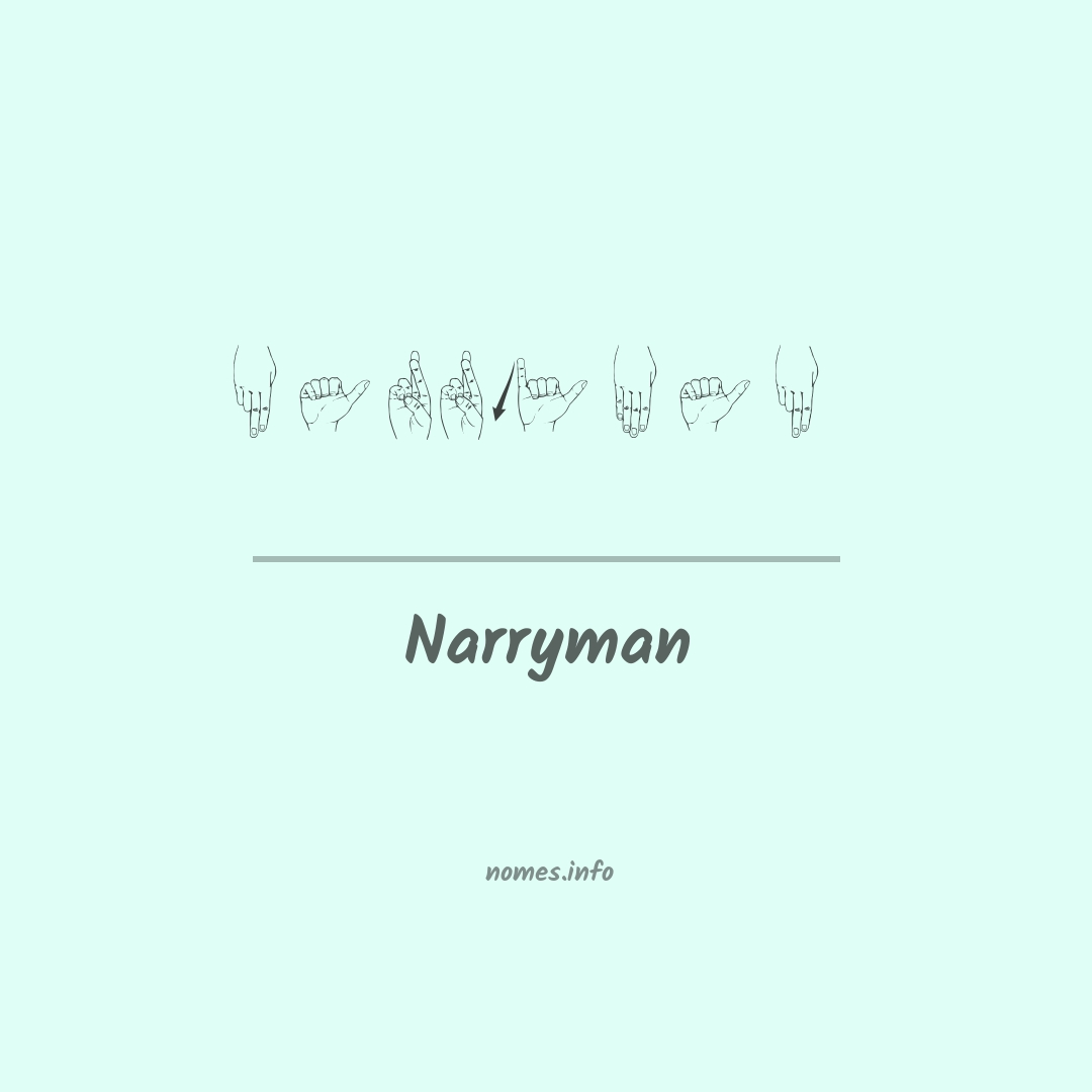 Narryman em Libras