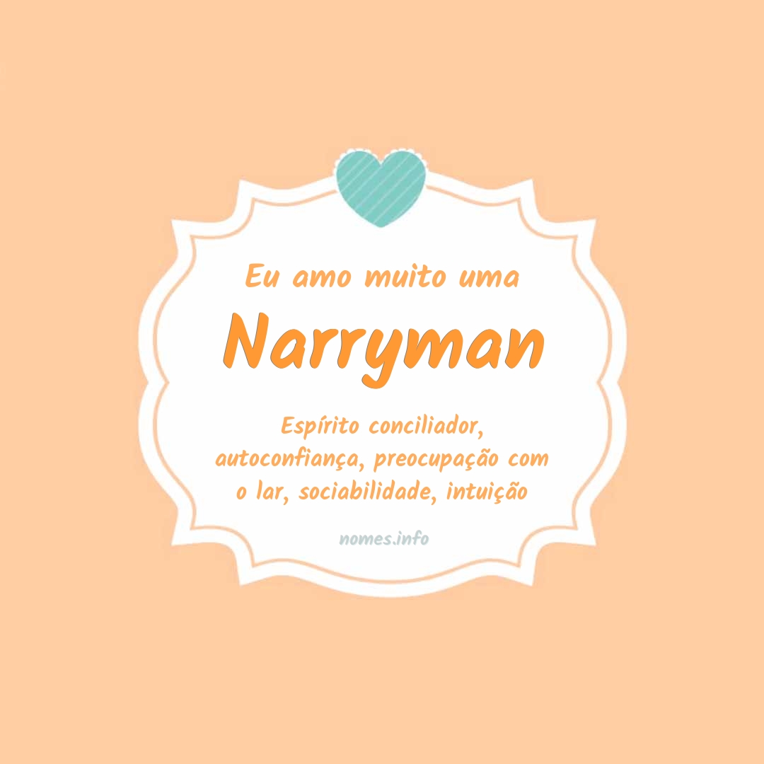 Eu amo muito Narryman
