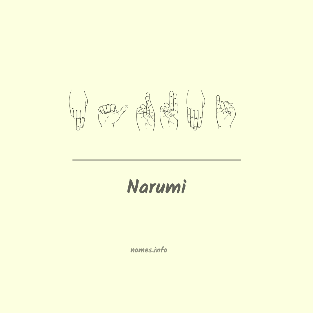 Narumi em Libras