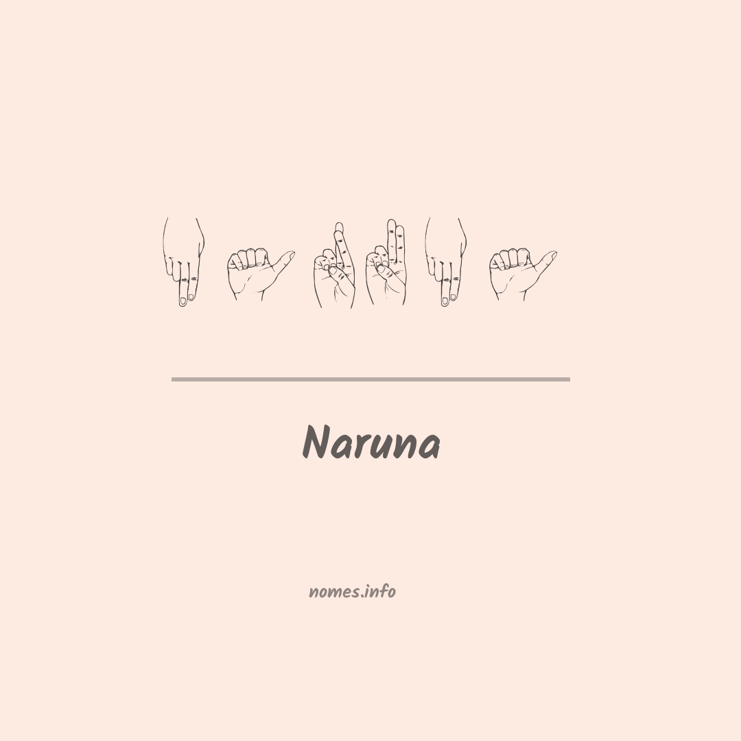 Naruna em Libras