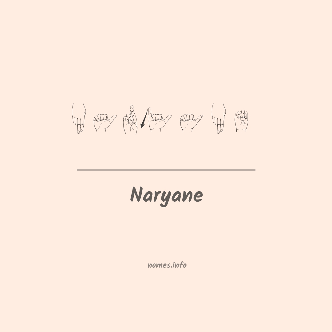 Naryane em Libras