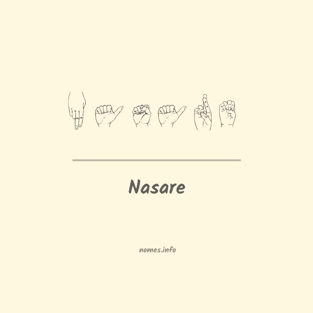 Nasare em Libras