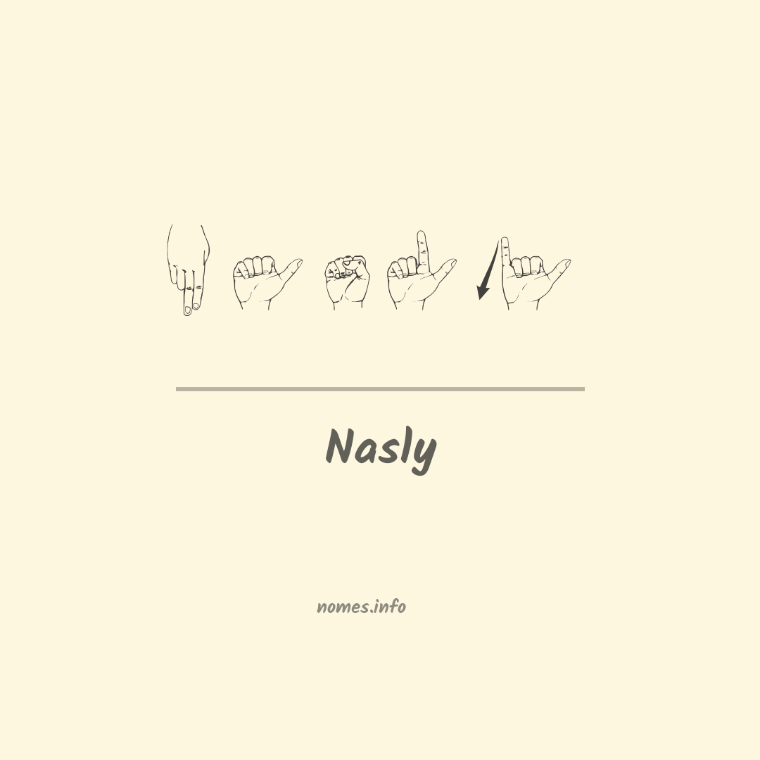Nasly em Libras