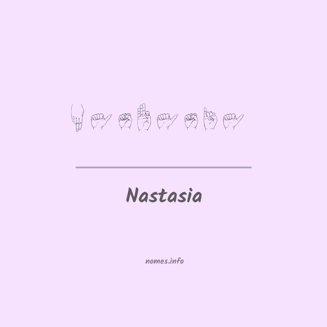 Nastasia em Libras