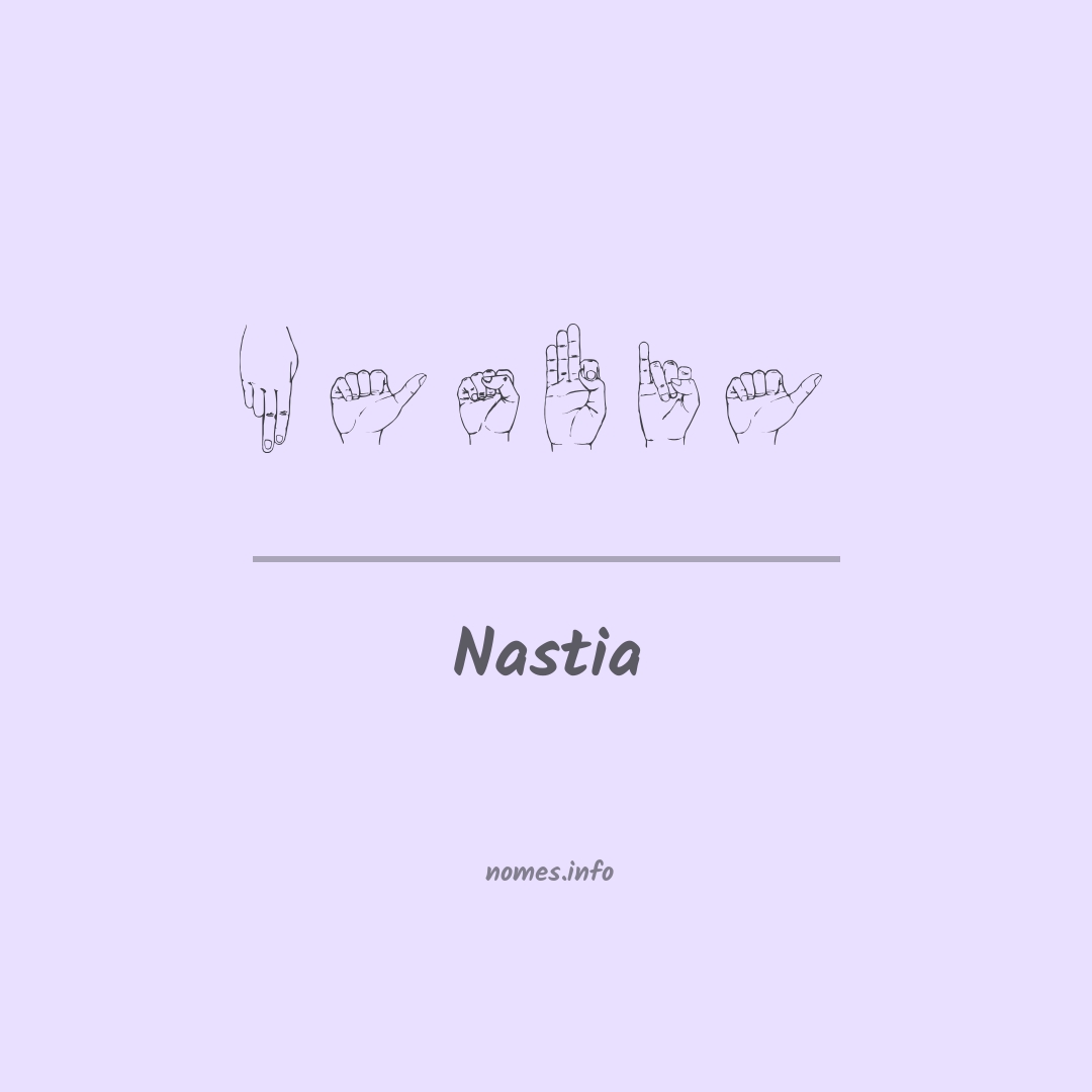Nastia em Libras