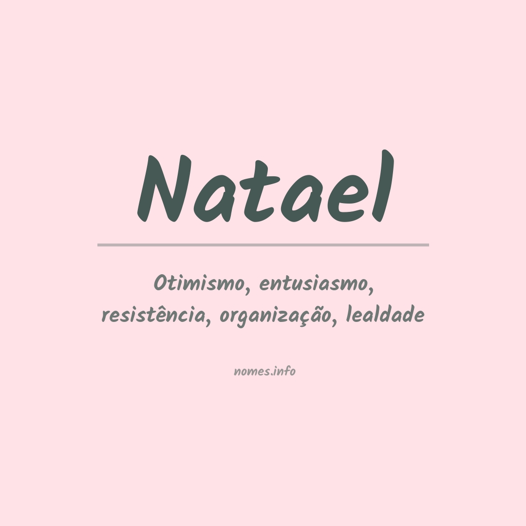 Significado do nome Natael