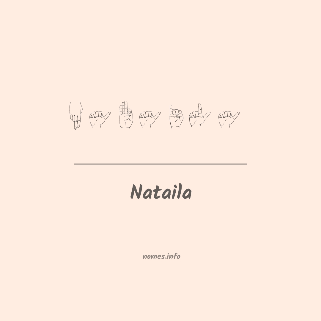 Nataila em Libras Nataila em Libras