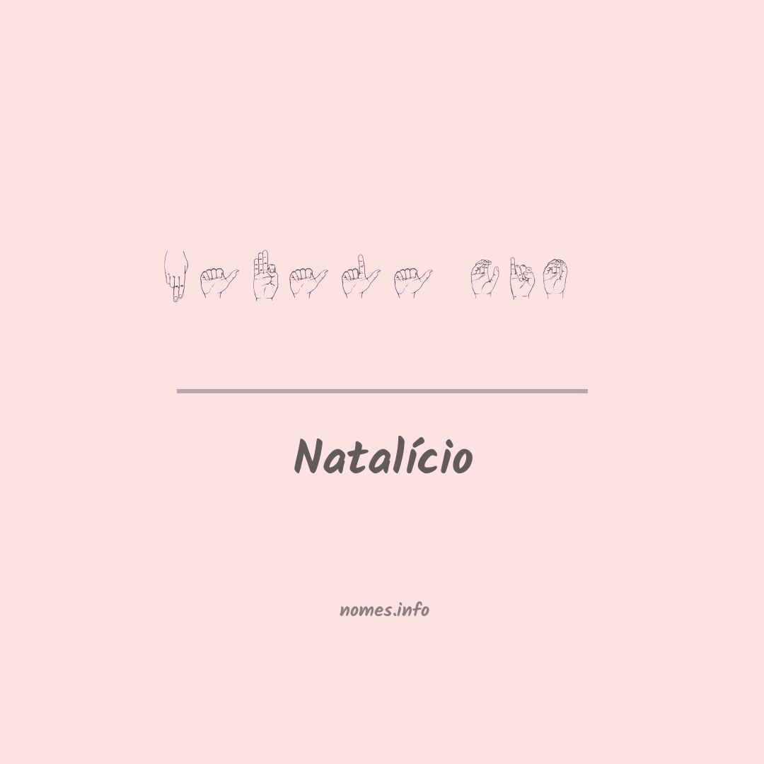 Natalício em Libras