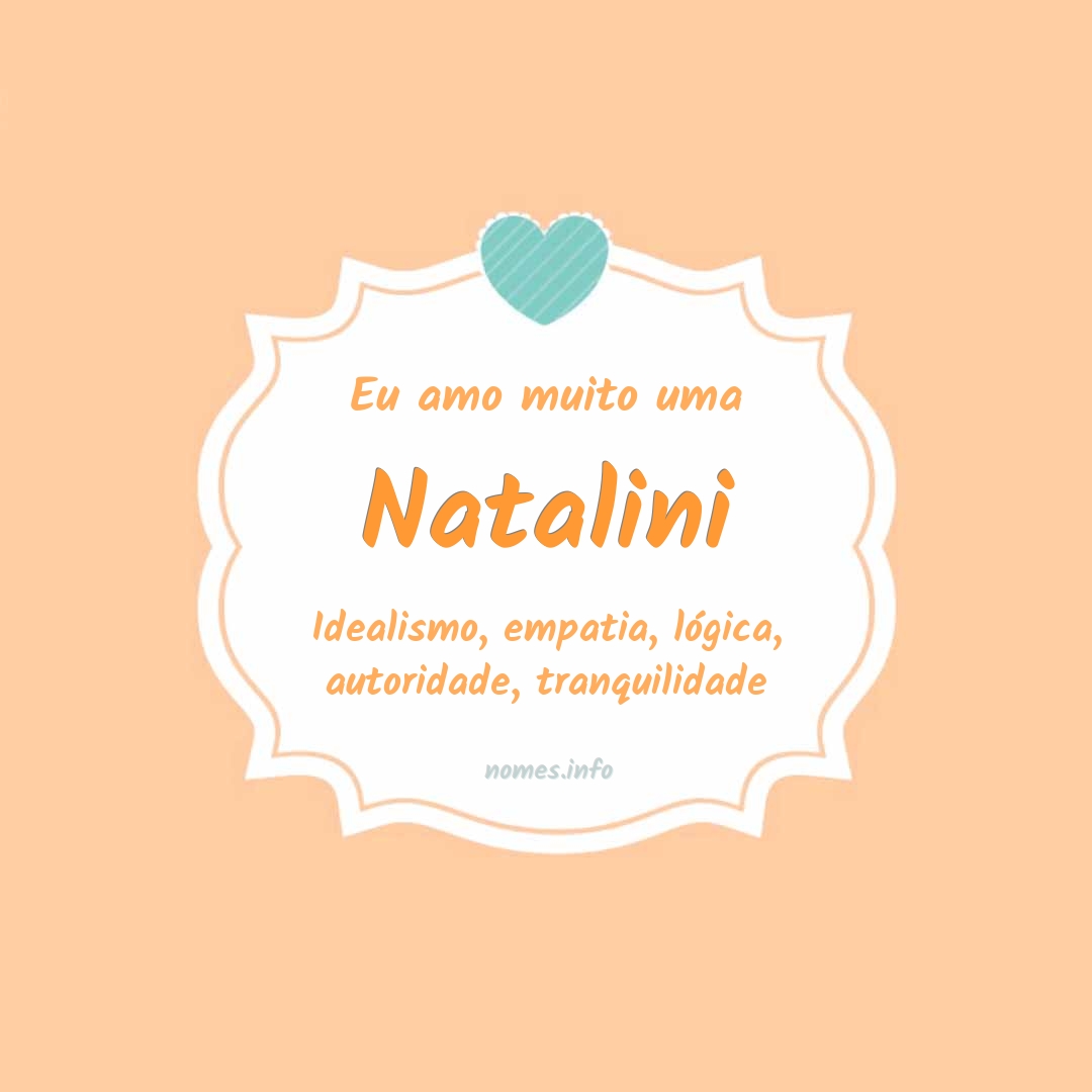 Eu amo muito Natalini