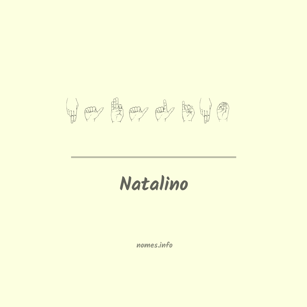 Natalino em Libras
