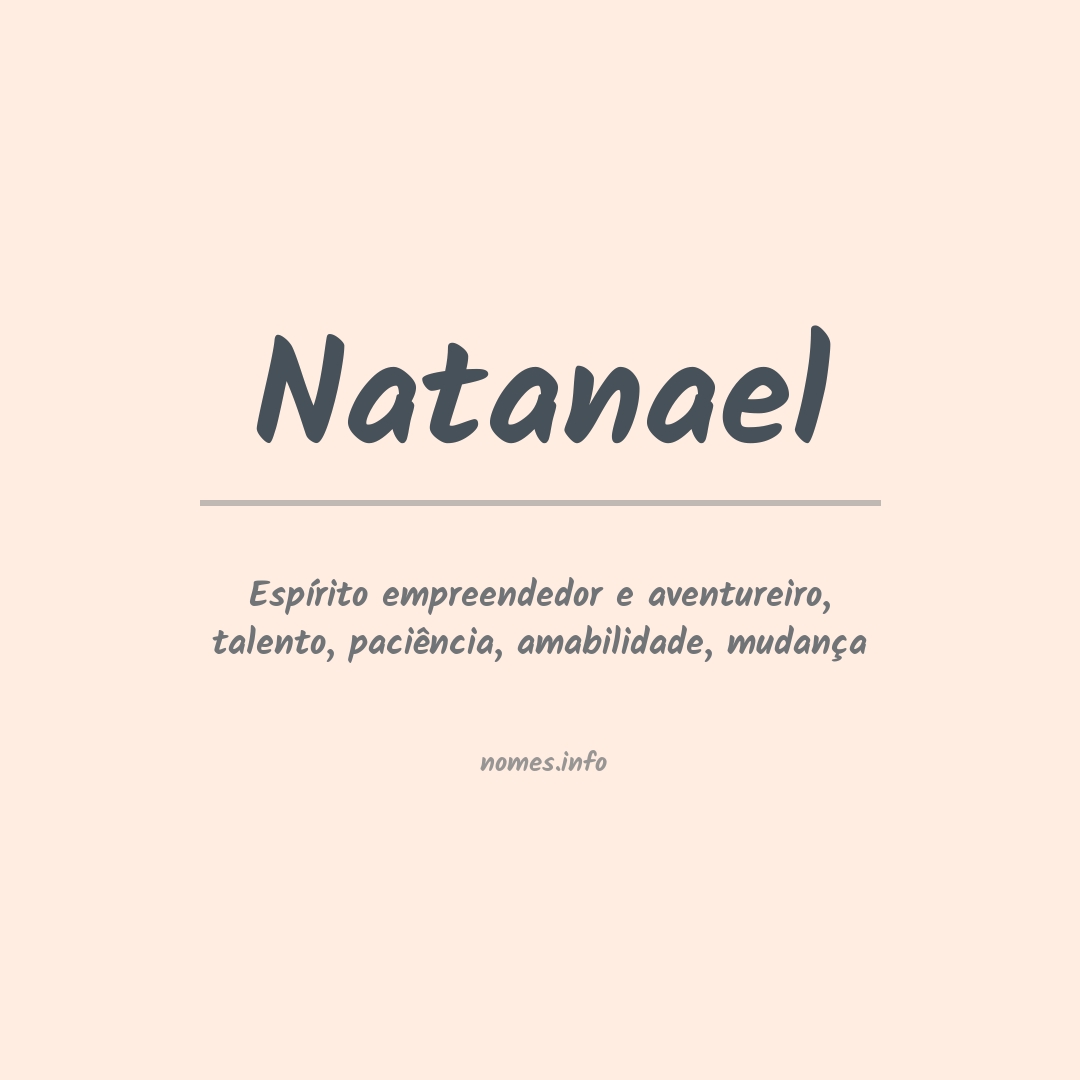Significado do nome Natanael