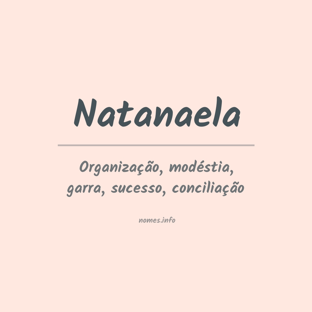 Significado do nome Natanaela