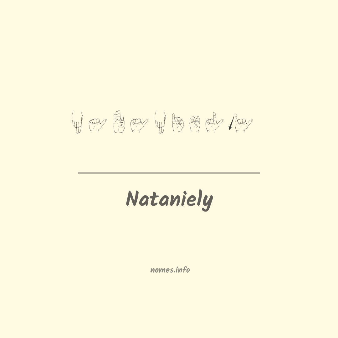 Nataniely em Libras